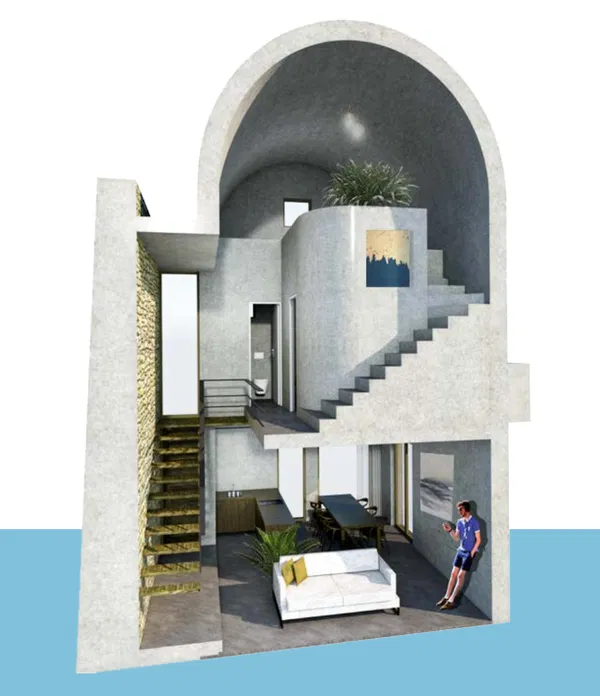Newly Built 154 m² Villa with Three Bedrooms for Sale in Santorini, Cyclades — photo 2