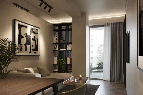 Contemporary 64 m² Apartment with One Bedrooms for Sale in Gazi - Metaxourgio - Votanikos, Athens Center