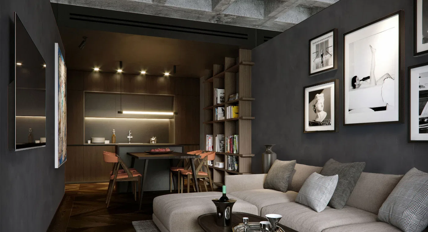38 m² One-Bedroom Modern Apartment for Sale in Gazi - Metaxourgio - Votanikos, Athens Center