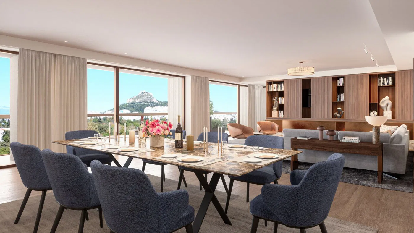 174 m² Two-Bedroom Apartment for Rent in Mets - Kallimarmaro, Athens Center