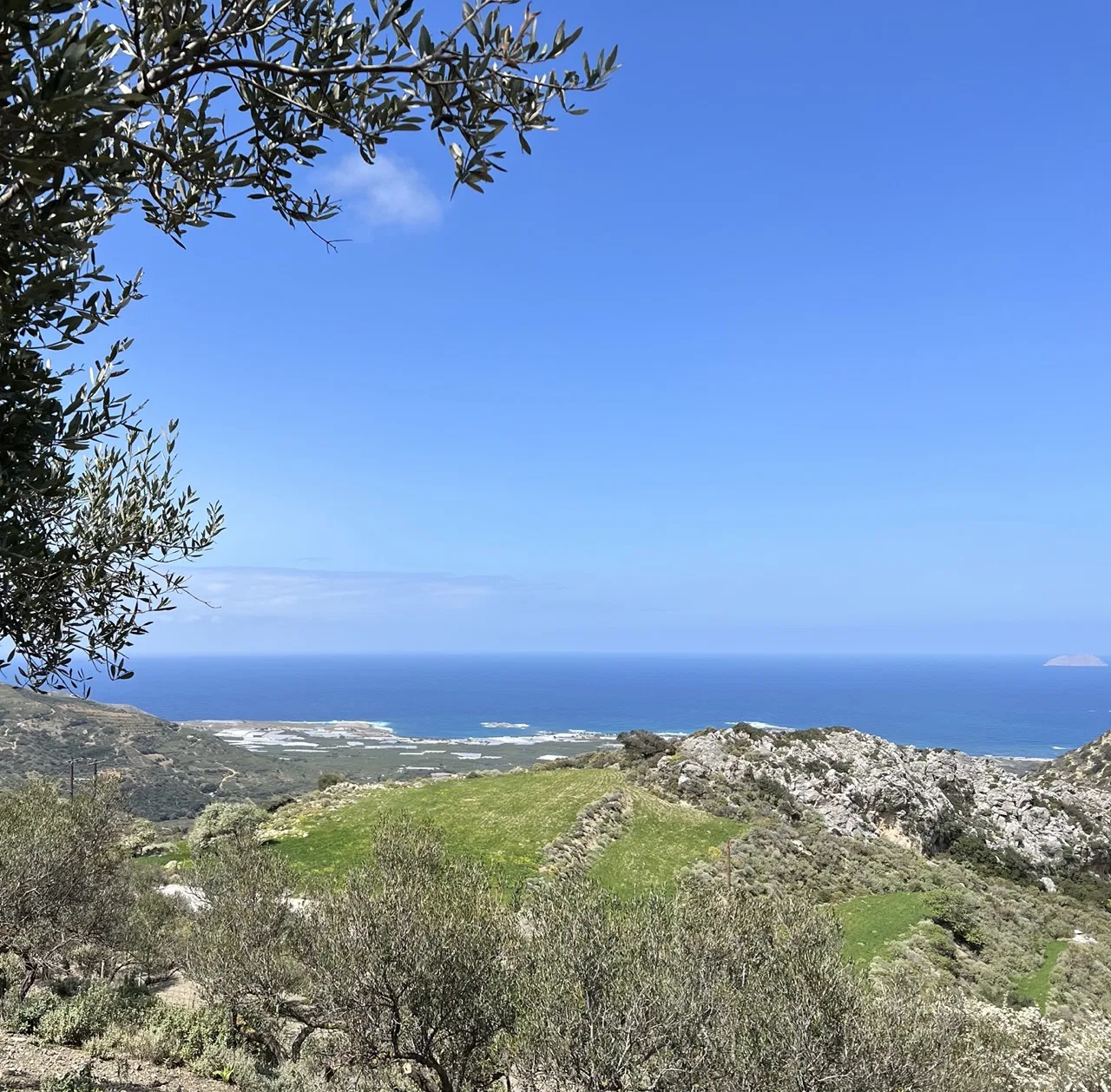 Sea-View 2,000 m² Plot for Sale in Falasarna, Kissamos