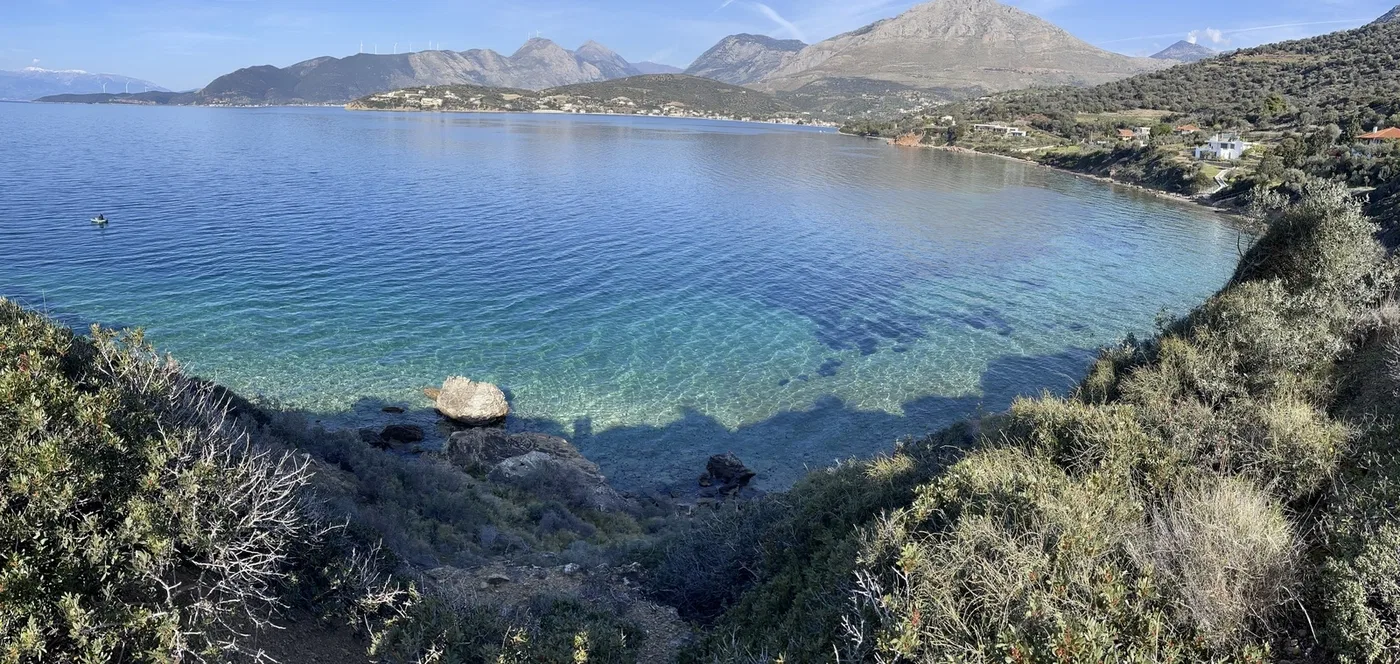 Sea-View 4,062 m² Plot of Land for Sale in Panormo, Fokida
