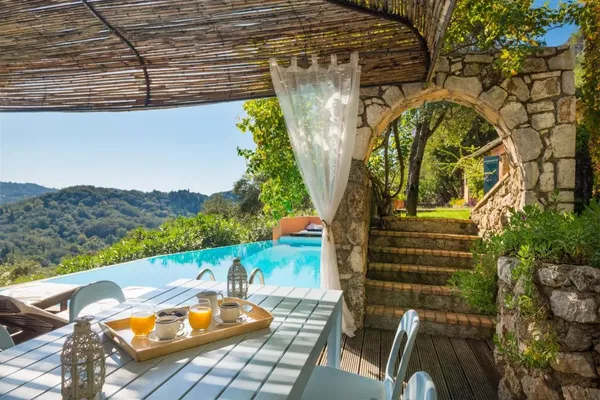 Sea-View 195 m² Villa with Two Bedrooms for Sale in Corfu, Ionian Islands