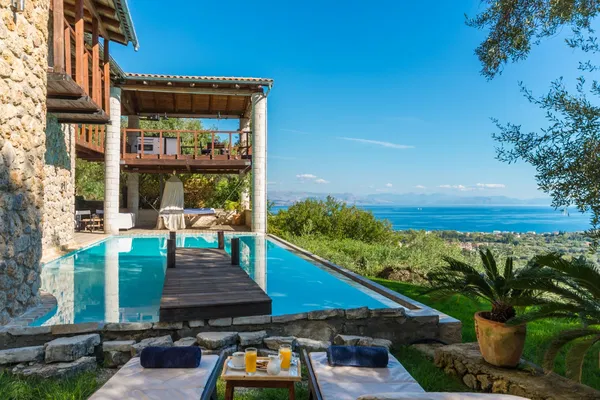 Sea-View 258 m² Villa with Two Bedrooms for Sale in Corfu, Ionian Islands