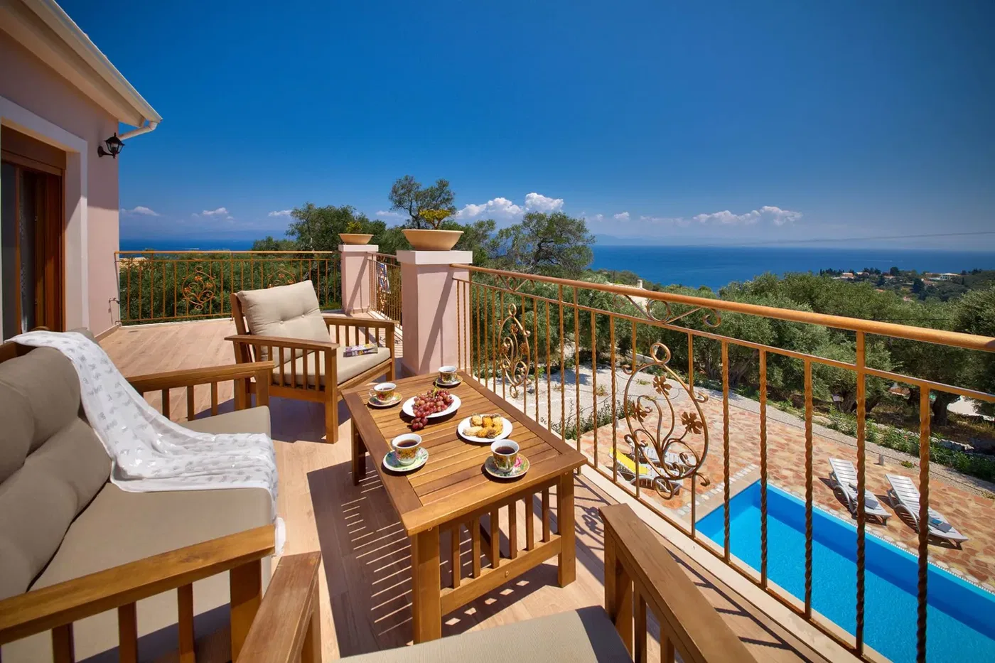 Four-Bedroom Sea View Villa for Sale in Paxoi Corfu, Corfu