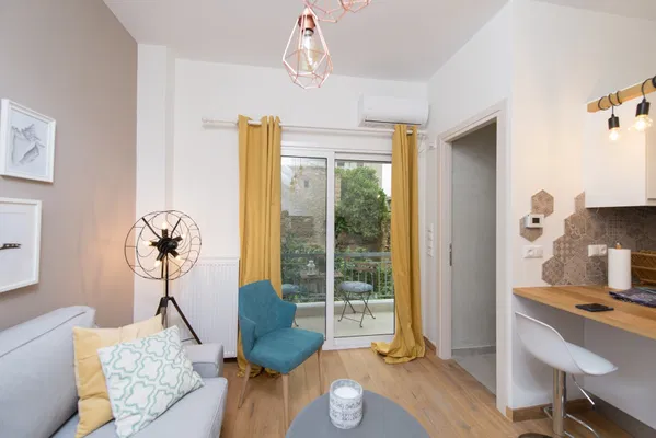 37 m² Renovated One-Bedroom Apartment for Sale in Gazi - Metaxourgio - Votanikos, Athens Center — photo 5