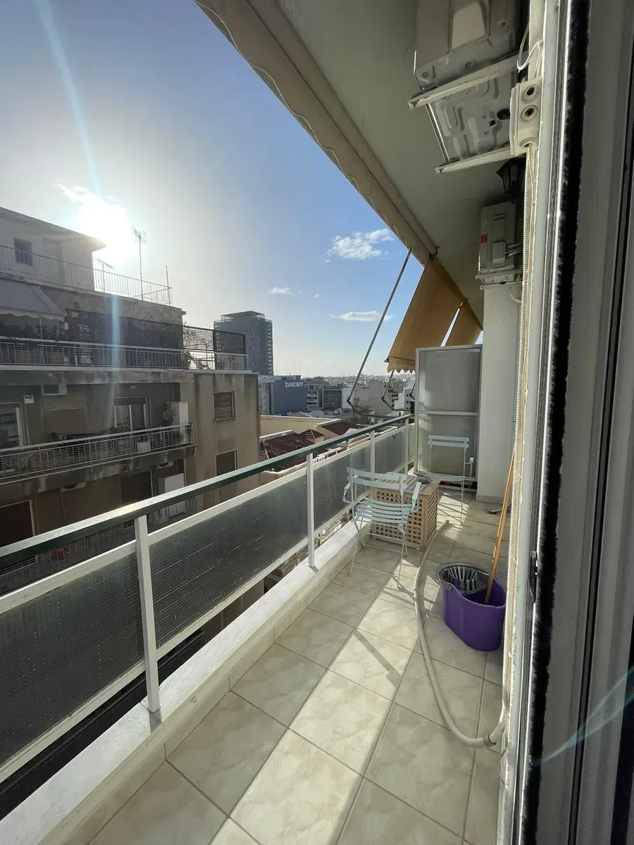 Renovated Two-Bedroom Apartment for Sale in Piraeus, Piraeus Suburbs with Balcony