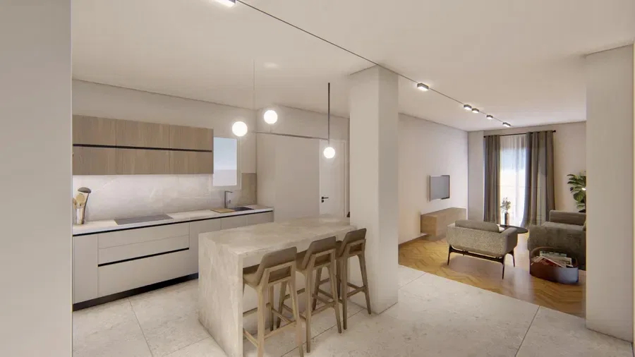 55 m² Apartment with One Bedrooms for Sale in Piraeus, Piraeus Suburbs