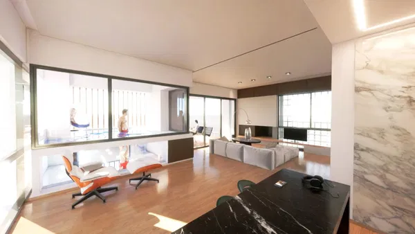 Three-Bedroom Sea View Apartment for Sale in Voula, Athens Southern suburbs with Fan-coil units