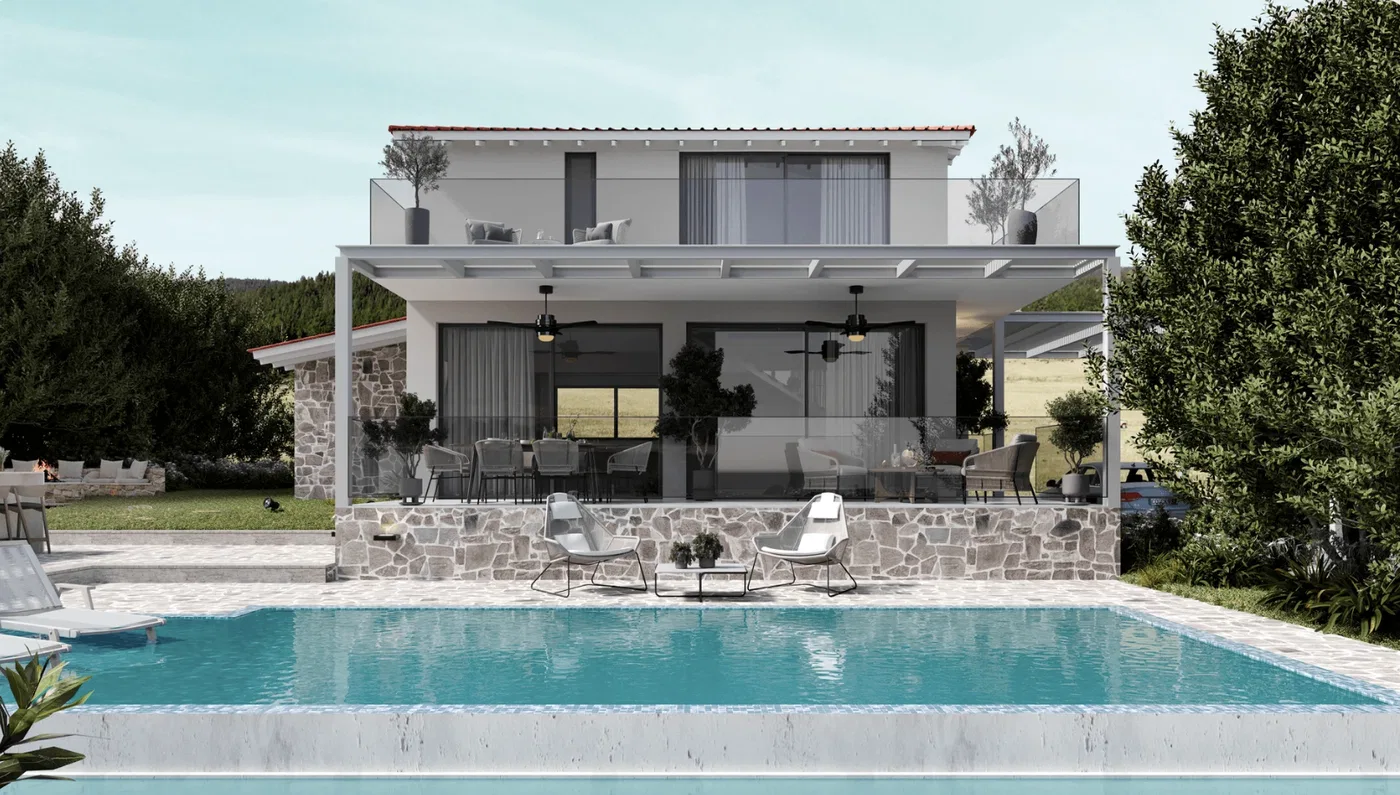 Sea-View Four-Bedroom Villa for Sale in Halkidiki