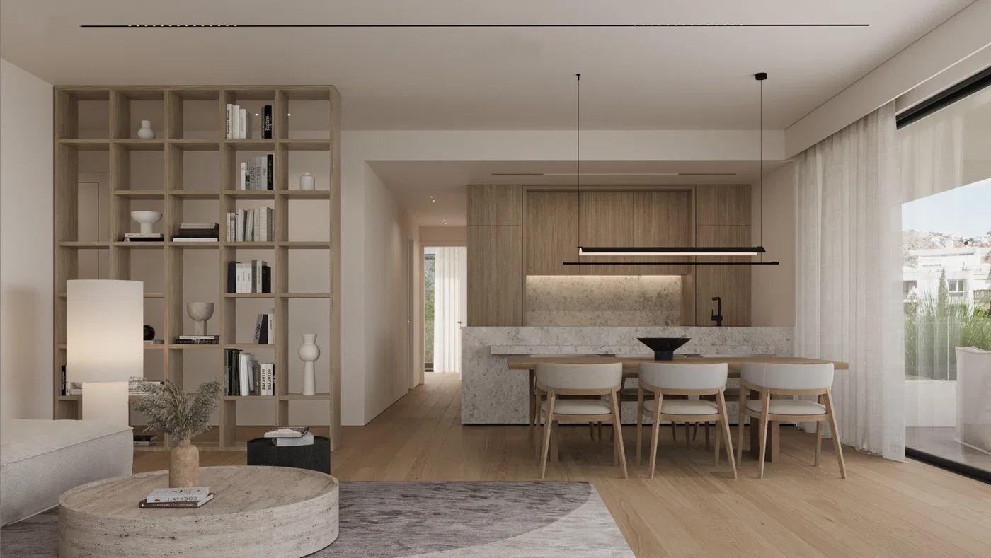 107 m² Apartment with Two Bedrooms for Sale in Glyfada, Athens Southern suburbs