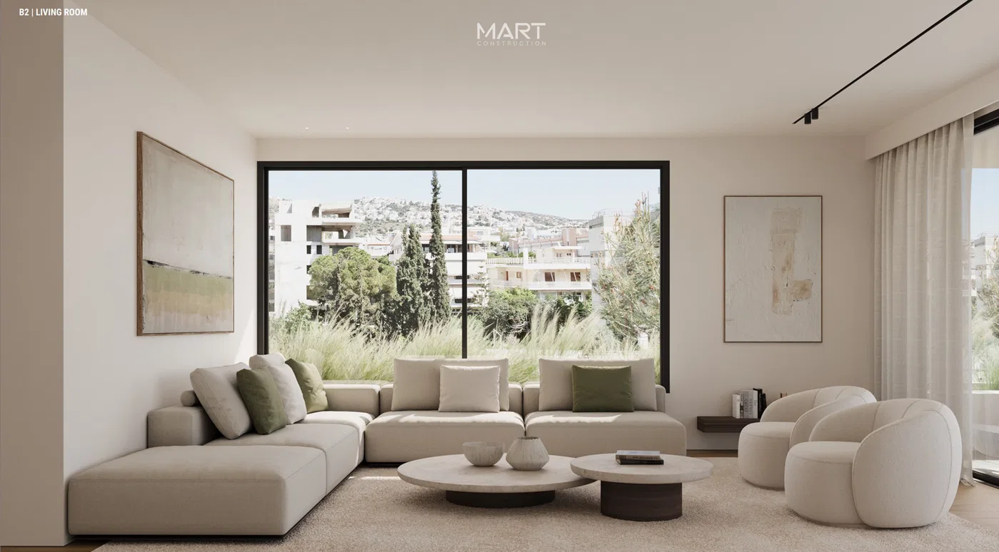Two-Bedroom Apartment for Sale in Glyfada, Athens Southern suburbs with Heat pump