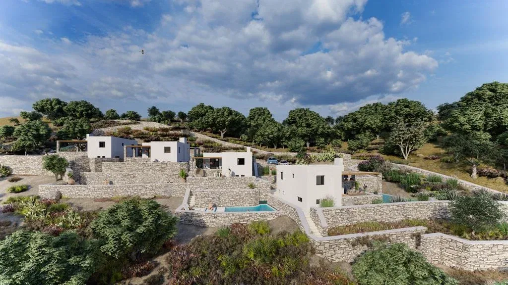 Sea-View 130 m² Villa with Three Bedrooms for Sale in Kea, Cyclades