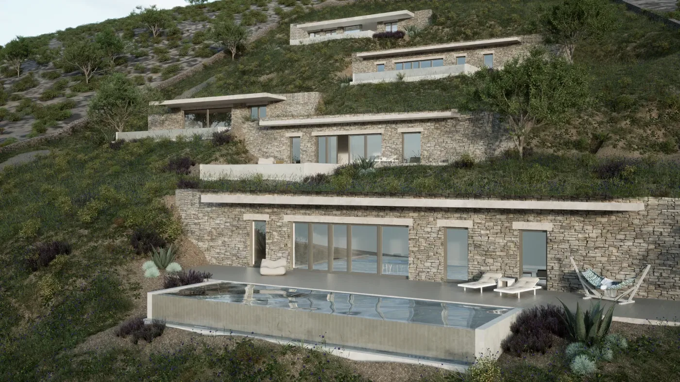 111 m² Sea View Three-Bedroom Villa for Sale in Naxos, Cyclades