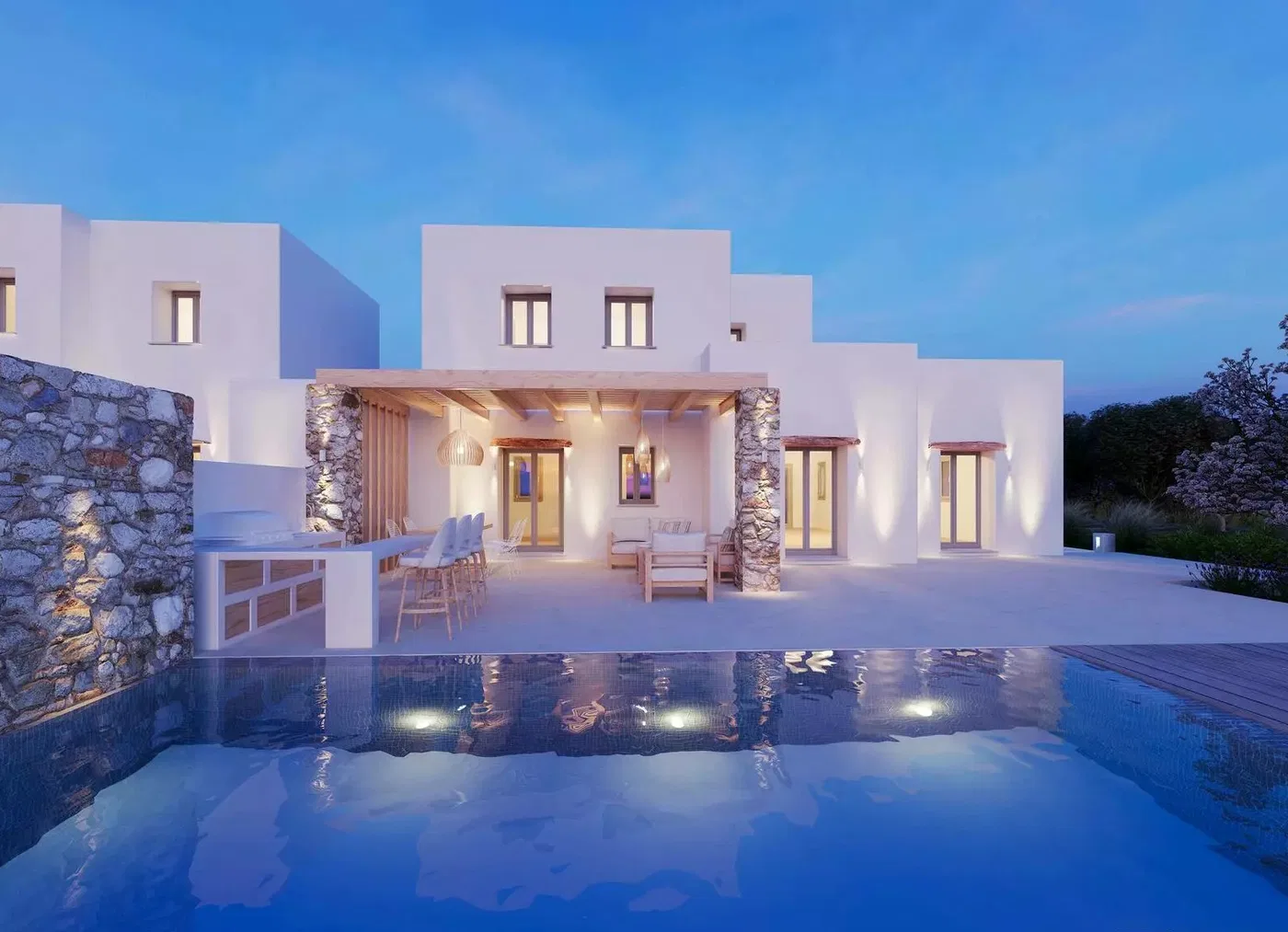 Four-Bedroom Sea View Villa for Sale in Paros, Cyclades
