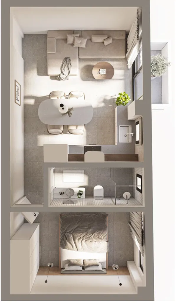 Renovated One-Bedroom Apartment for Sale in Peristeri, Athens Western Suburbs with Communal garden — photo 5