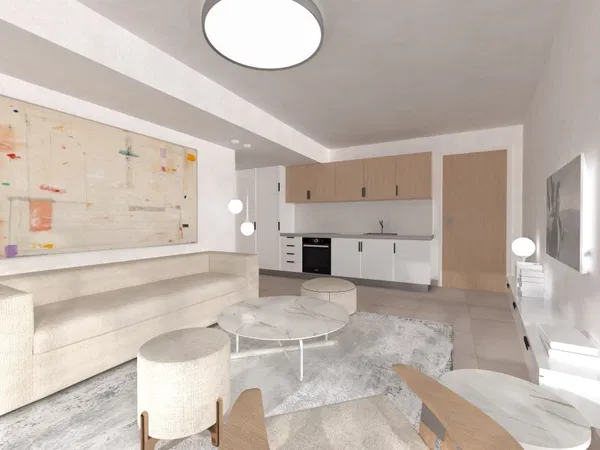 39 m² Apartment with One Bedrooms for Sale in Moschato, Piraeus Suburbs with Balcony