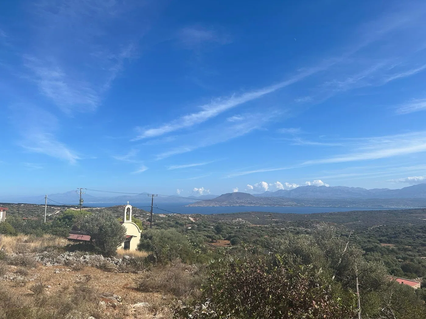 Sea-View 700 m² Plot of Land for Sale in Chordaki, Akrotiri