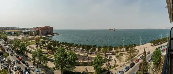 Sea View Four-Bedroom Apartment for Sale in Analipsi - Mpotsari - Nea Paralia, Thessaloniki Center