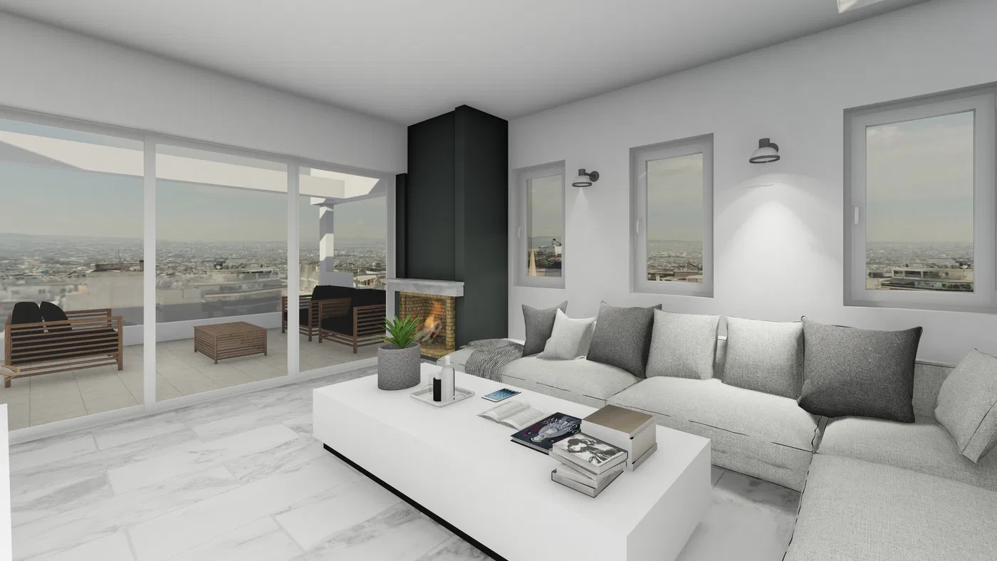 86 m² Renovated Two-Bedroom Apartment for Sale in Kypseli, Athens Center