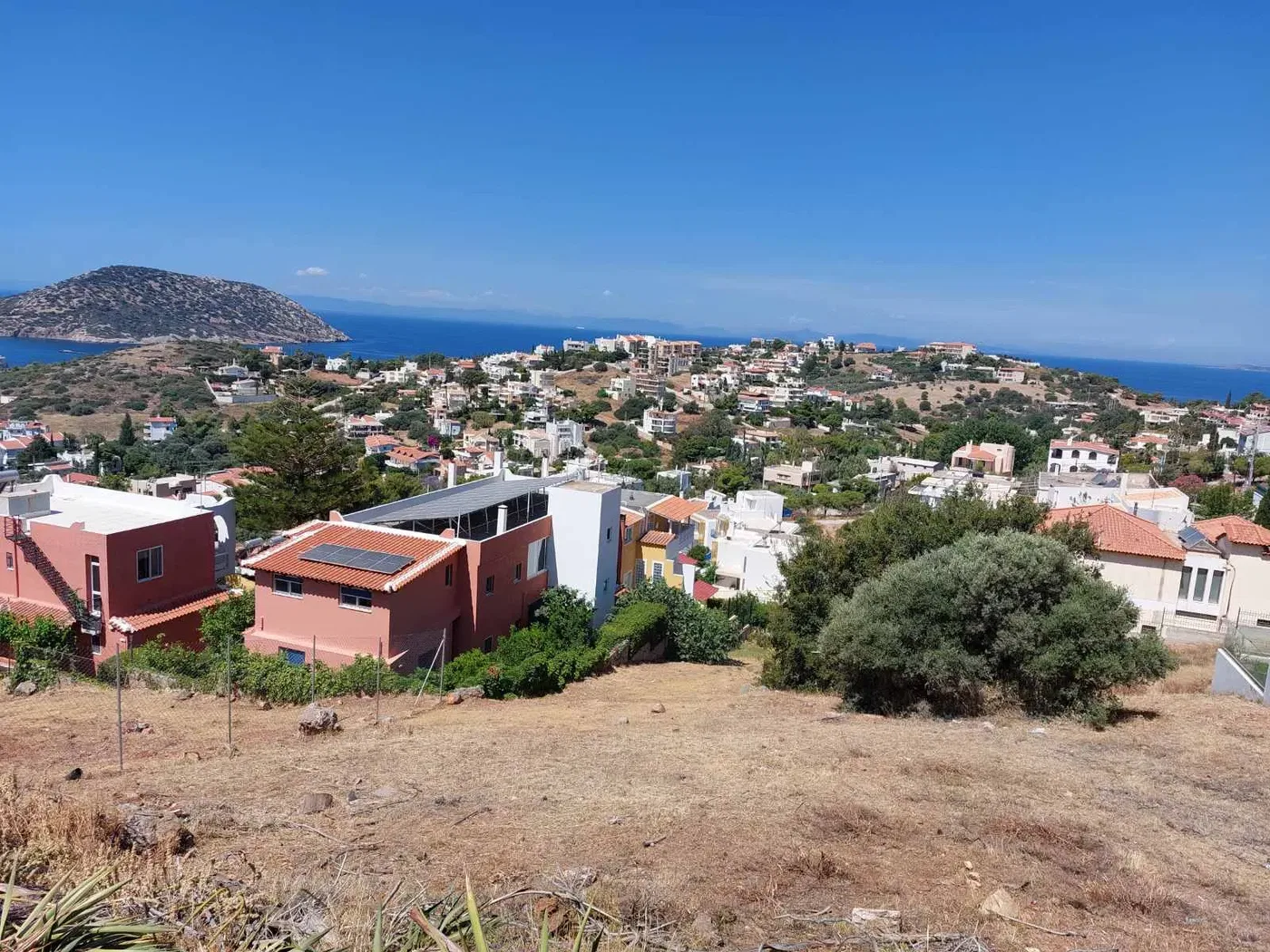 Sea-View 656 m² Plot of Land for Sale in Anavyssos, Attica