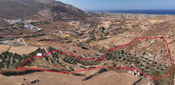 Sea-View 12,384 m² Plot of Land for Sale in Naxos, Cyclades