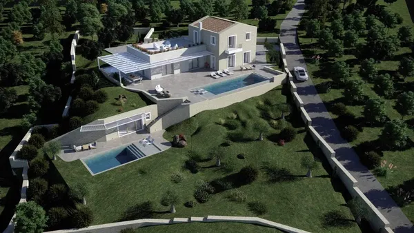 Five-Bedroom Sea View Villa for Sale in Corfu, Ionian Islands