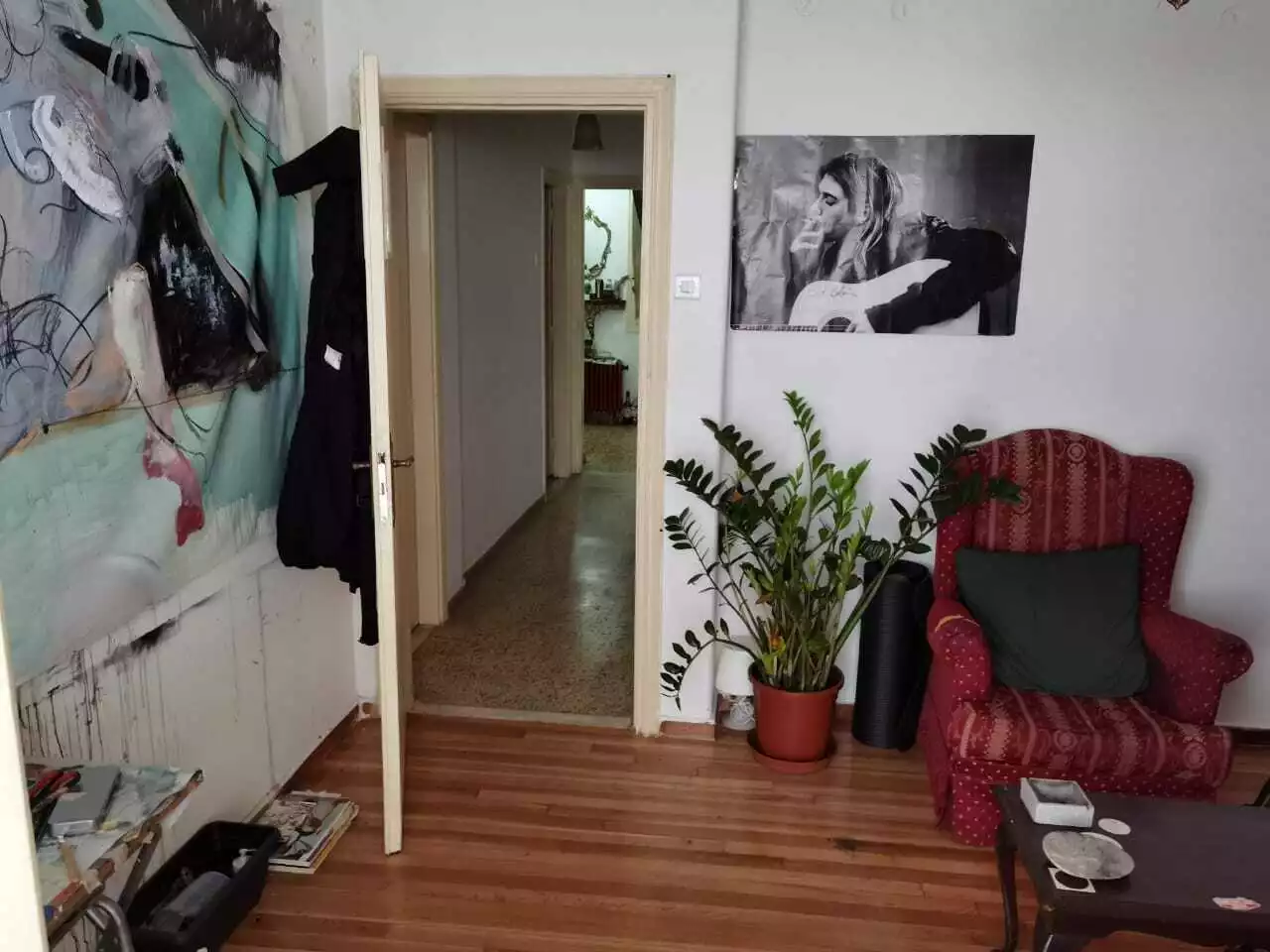 Two-Bedroom Apartment for Sale in Exarchia - Neapoli, Athens Center with Balcony