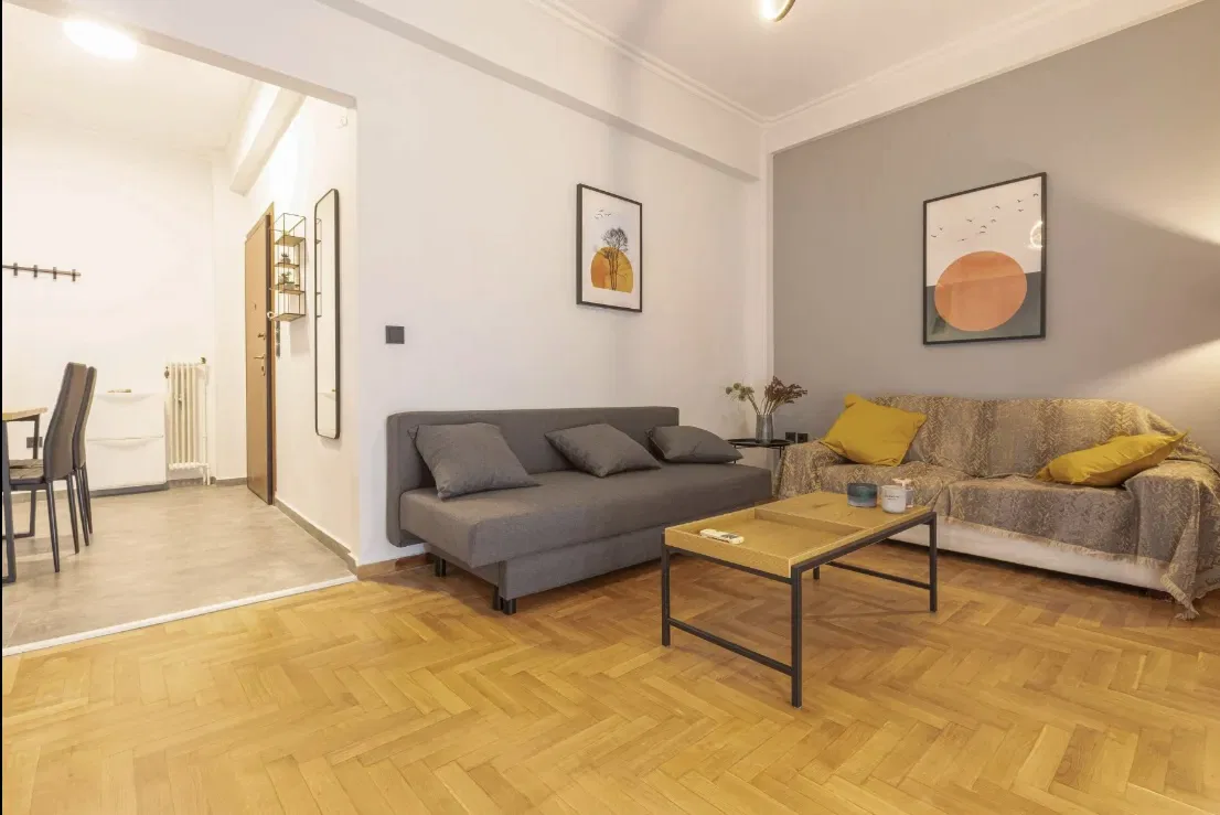 49 m² One-Bedroom Renovated Apartment for Sale in Pangrati, Athens Center