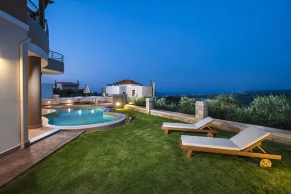 Sea-View Three-Bedroom Villa for Sale in Kolymbari, Platanias — photo 3