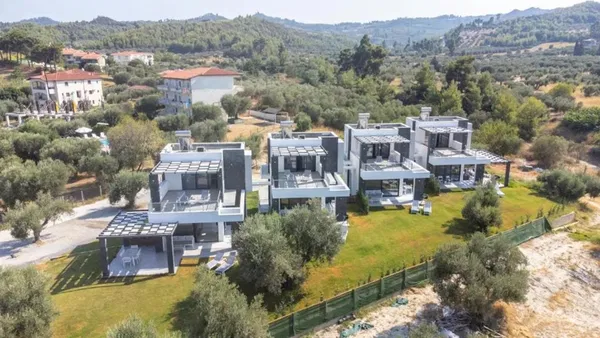 Three-Bedroom Sea View Villa for Sale in Kassandra, Halkidiki with Air conditioning