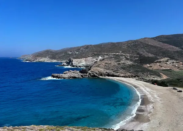 Sea-View 4,106 m² Land for Sale in Andros, Cyclades