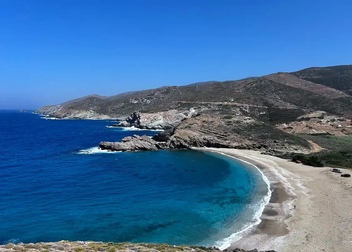 Sea-View 4,106 m² Land for Sale in Andros, Cyclades