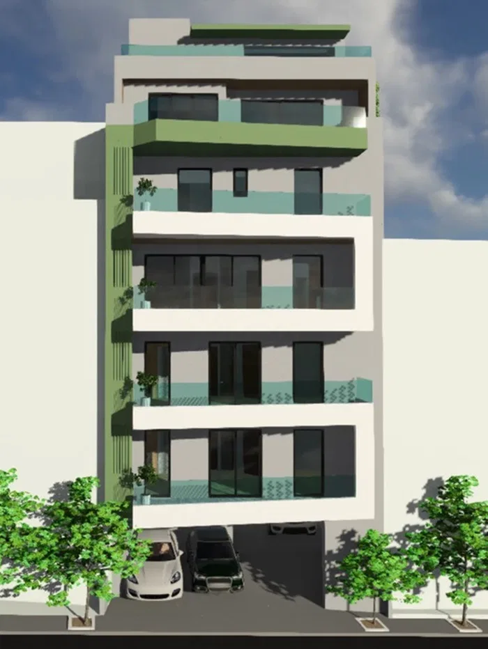 Four-Bedroom Newly Built Apartment for Sale in Nea Smyrni, Athens Southern suburbs