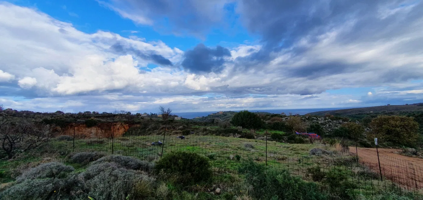 Sea-View 1,200 m² Plot for Sale in Somatas, Rethymnon