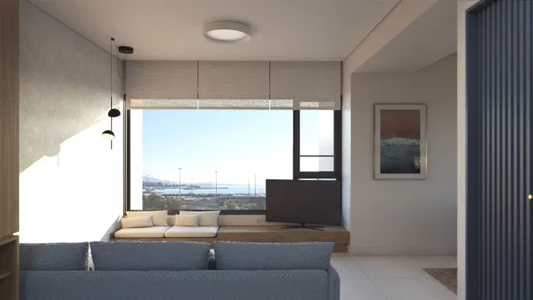 Sea View One-Bedroom Apartment for Sale in Neo Faliro, Piraeus Suburbs — photo 2