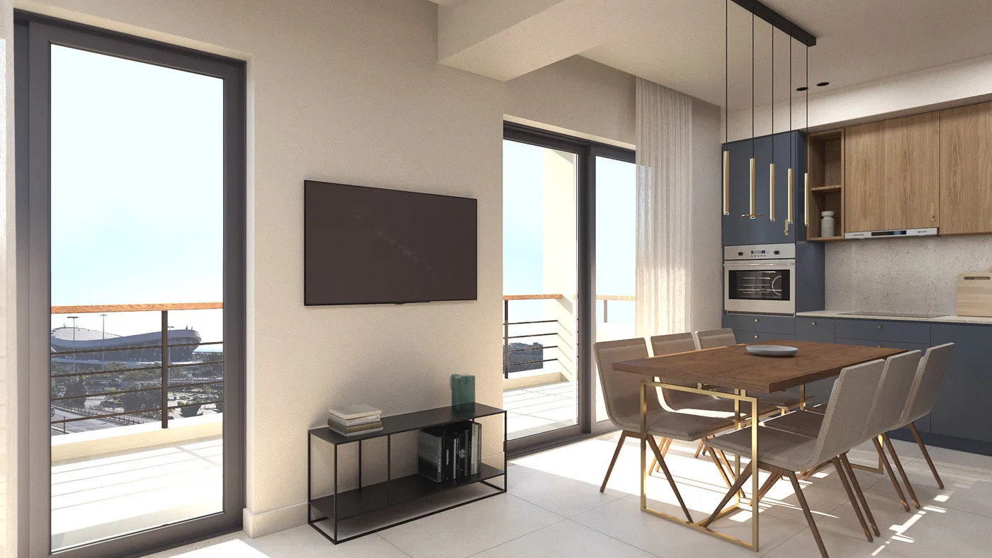 63 m² Apartment with One Bedrooms for Sale in Neo Faliro, Piraeus Suburbs