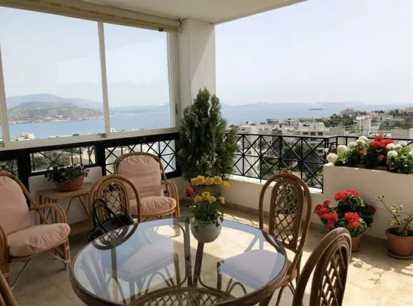 Sea-View 86 m² Apartment with Two Bedrooms for Rent in Vari - Varkiza, Athens Southern suburbs