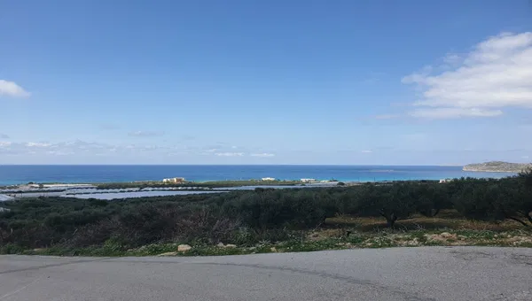 Sea-View 5,650 m² Plot of Land for Sale in Kissamos, Chania