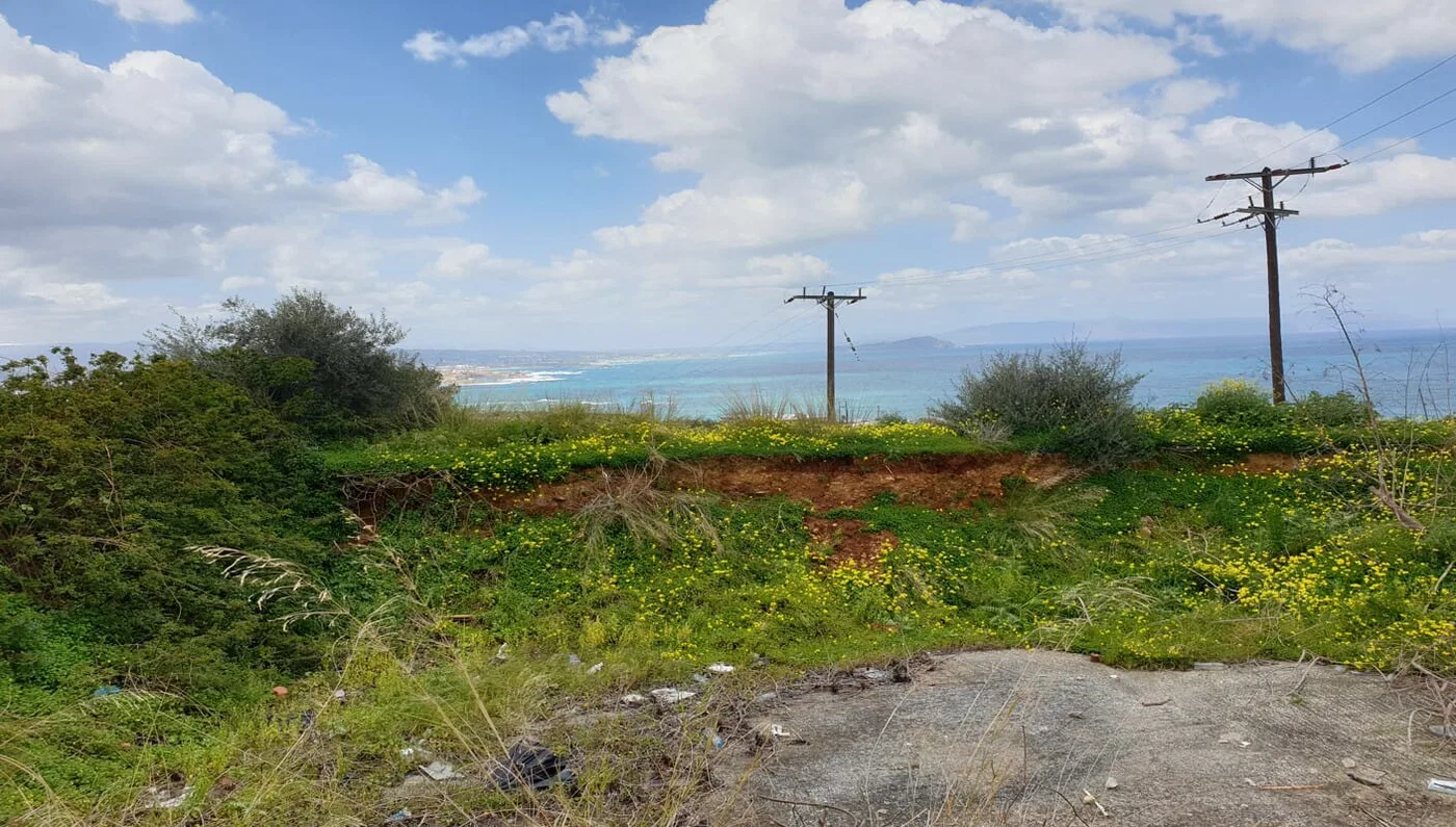 Sea-View 360 m² Plot for Sale in Profitis Ilias, Chania