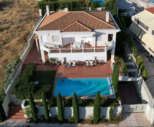 Three-Bedroom Seafront Villa for Sale in Saronida, Attica