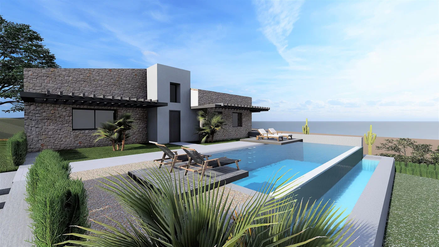 Sea-View Three-Bedroom Villa for Sale in Rhodes, Dodecanese Islands