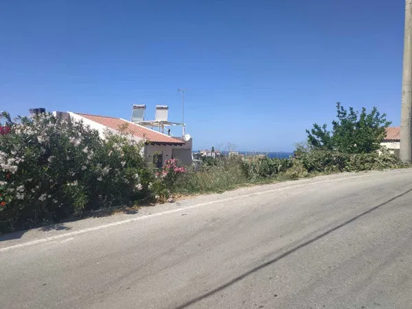 Sea-View 701 m² Plot of Land for Sale in Daratso, Chania