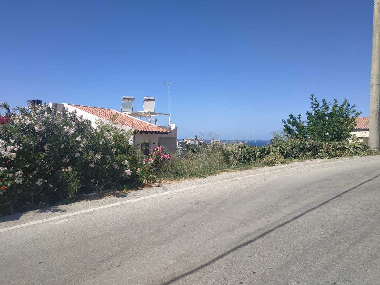 Sea-View 701 m² Plot of Land for Sale in Daratso, Chania