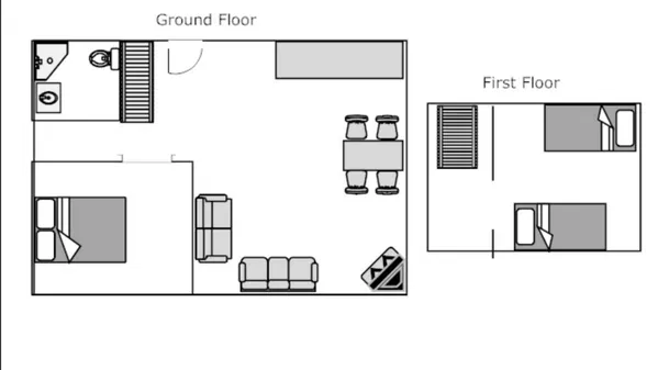 Floors plan Villas 60m²