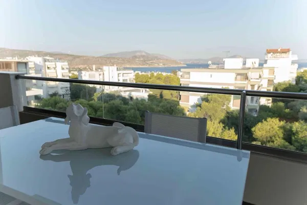 Sea View 85 m² Apartment with Two Bedrooms for Rent in Vari - Varkiza, Athens Southern suburbs