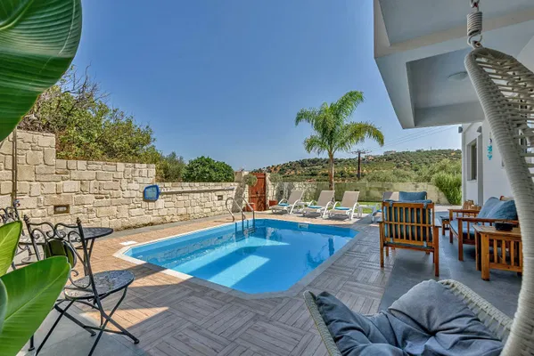 Sea View Five-Bedroom Villa for Sale in Stalos, Chania