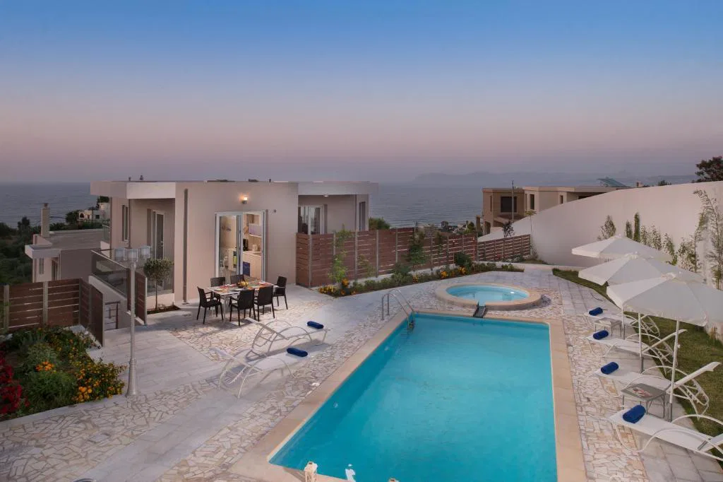 Sea-View Six-Bedroom Villa for Sale in Stalos, Chania