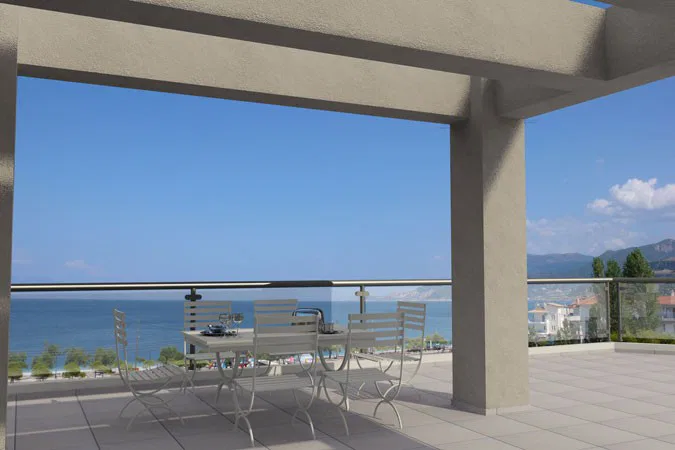 Three-Bedroom Sea-View Apartment for Sale in Akrata, Peloponnese