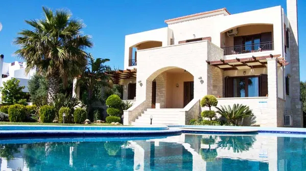 Five-Bedroom Sea View Villa for Rent in Darmarochori, Platanias